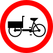 zakaz wjazdu wózków rowerowych
